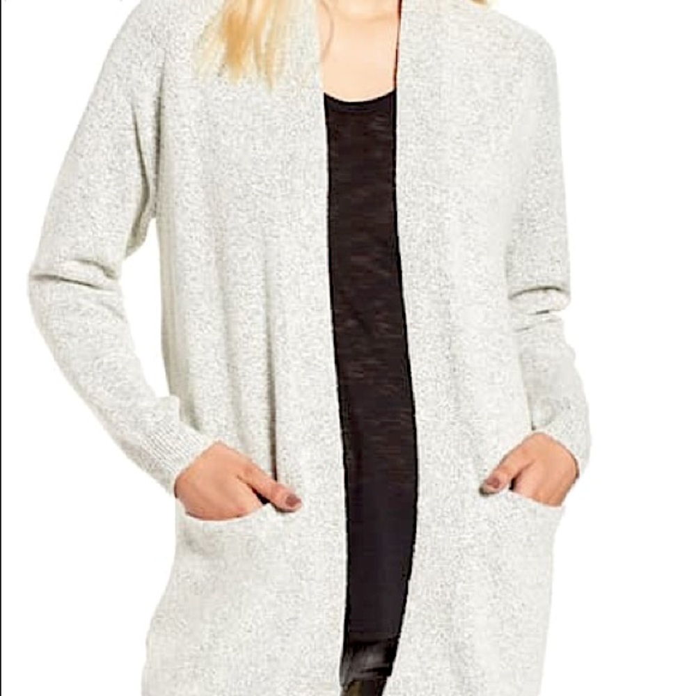 BP. Grey Griffin Open Front Cardigan size Small